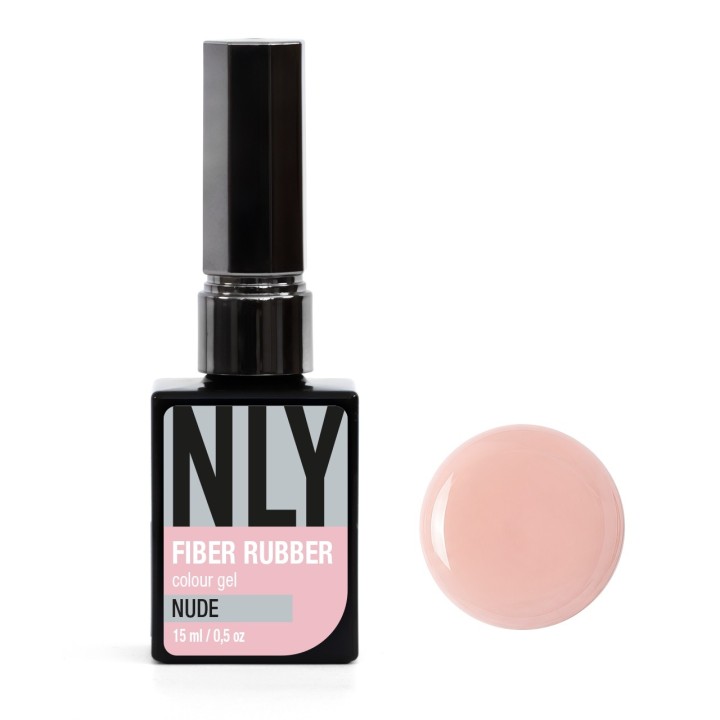 „NLY Fiber Rubber Base Nude” 15 ml